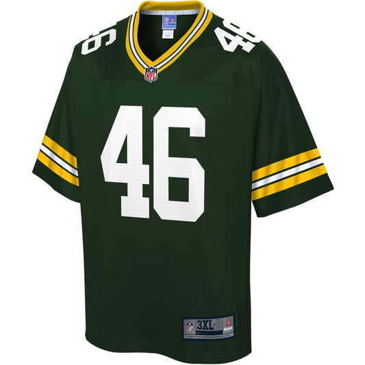 Green Bay Packers Malcolm Johnson Big Tall NFL jersey front view