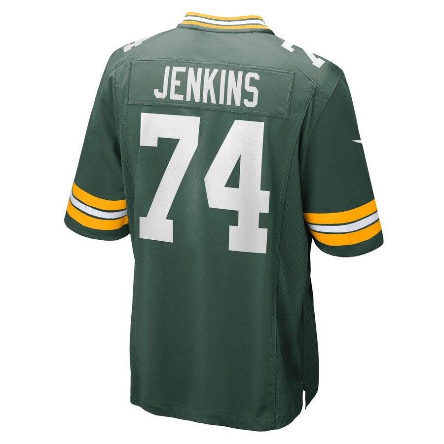 Green Bay Packers Elgton Jenkins NFL jersey front view