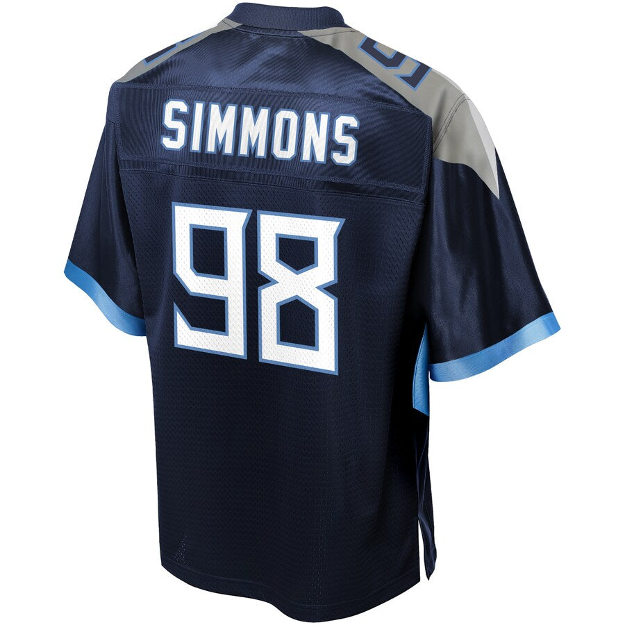 Tennessee Titans Jeffery Simmons Big Tall NFL jersey front view