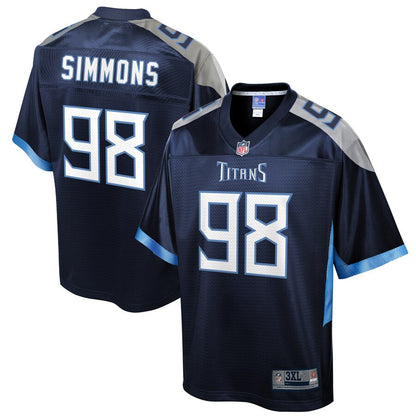 Tennessee Titans Jeffery Simmons Big Tall NFL jersey front view