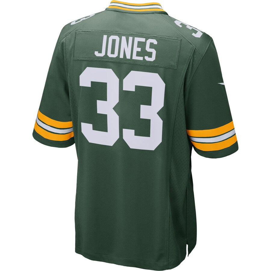 Green Bay Packers Aaron Jones NFL jersey front view