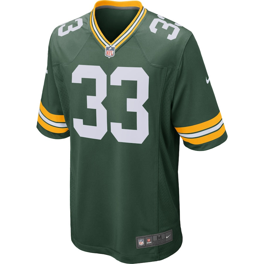 Green Bay Packers Aaron Jones NFL jersey front view