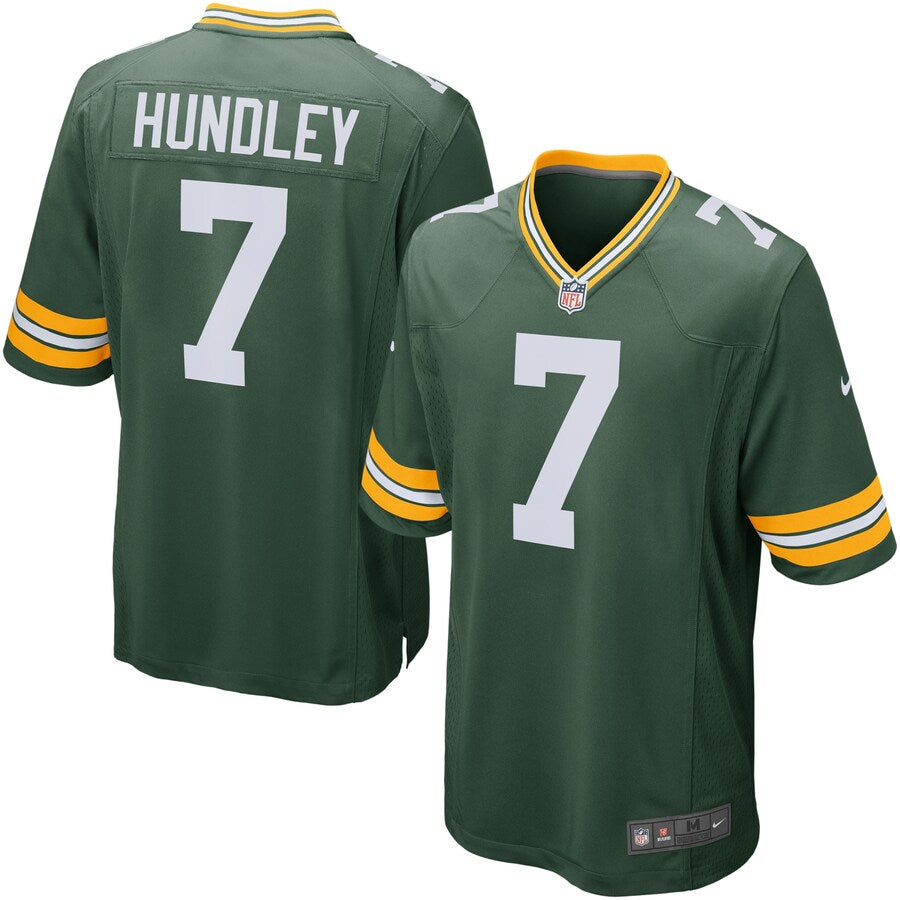 Green Bay Packers Brett Hundley NFL jersey front view