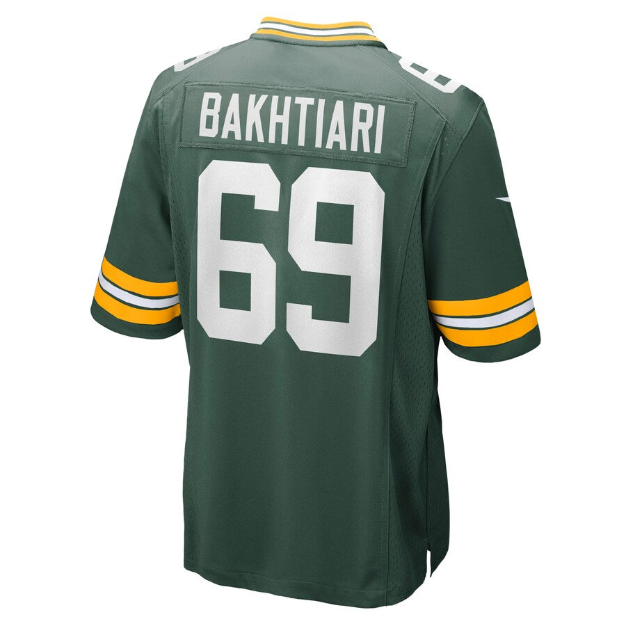 Green Bay Packers David Bakhtiari NFL jersey front view