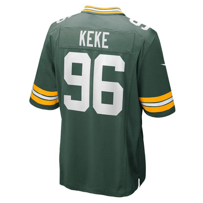 Green Bay Packers Kingsley Keke NFL jersey front view