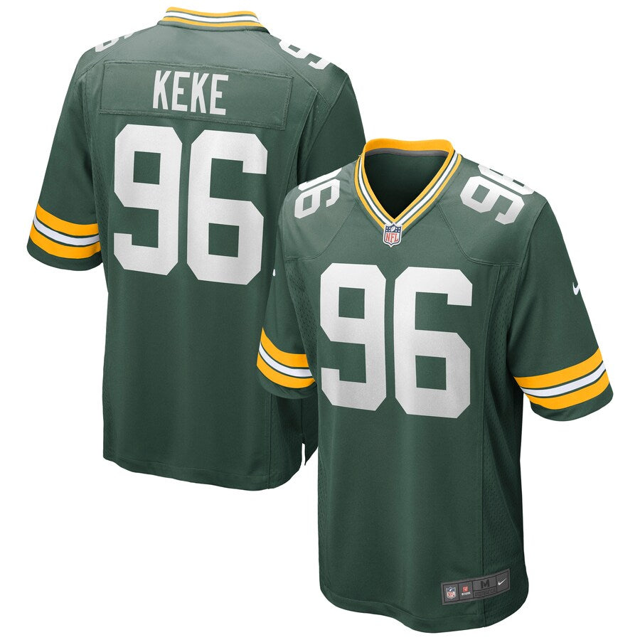 Green Bay Packers Kingsley Keke NFL jersey front view