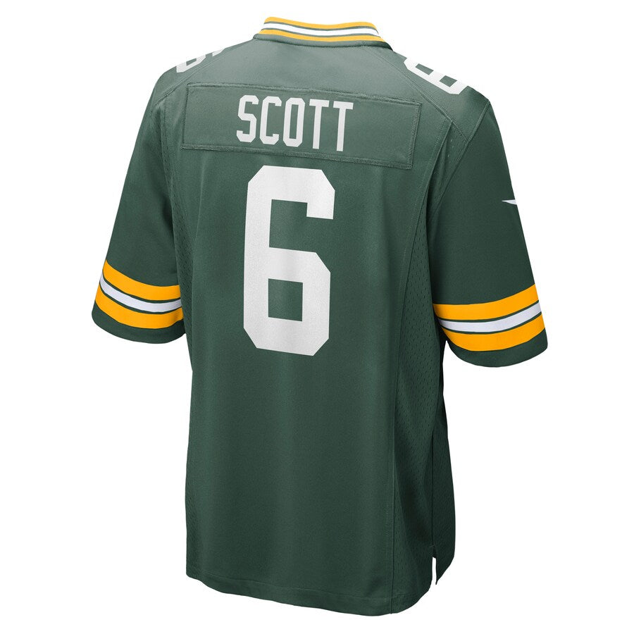 Green Bay Packers Jk Scott NFL jersey front view