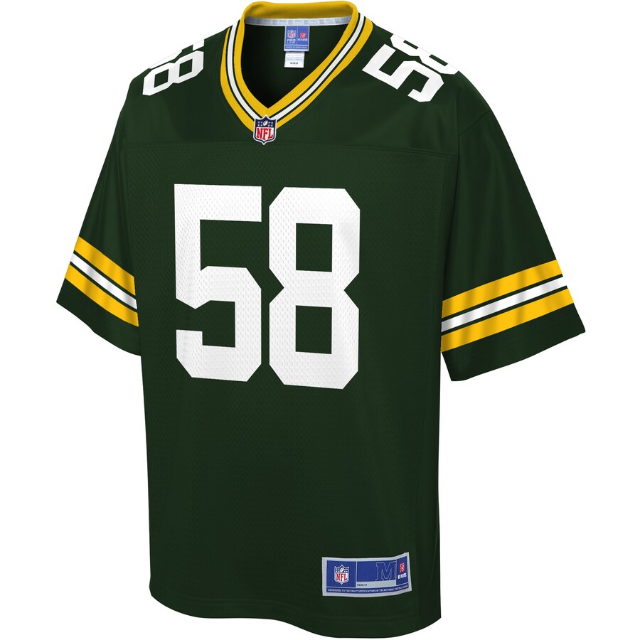 Green Bay Packers Brady Sheldon NFL jersey front view