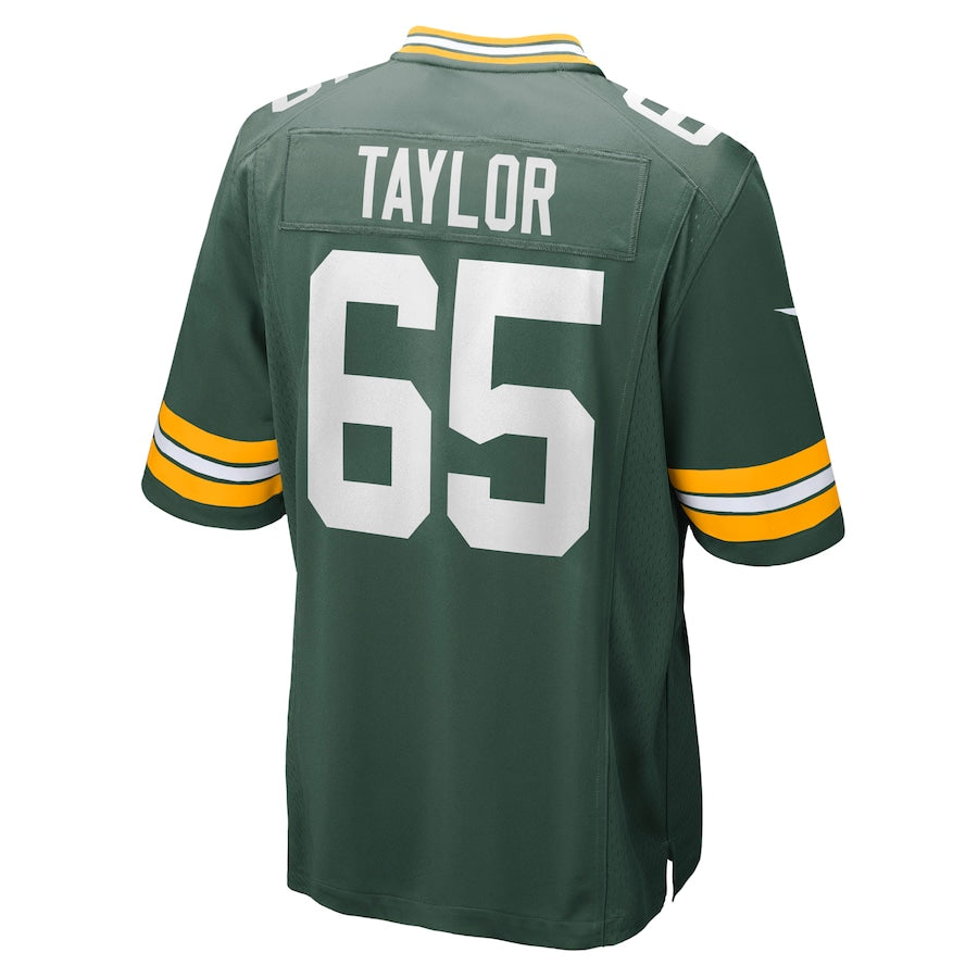 Green Bay Packers Lane Taylor NFL jersey front view