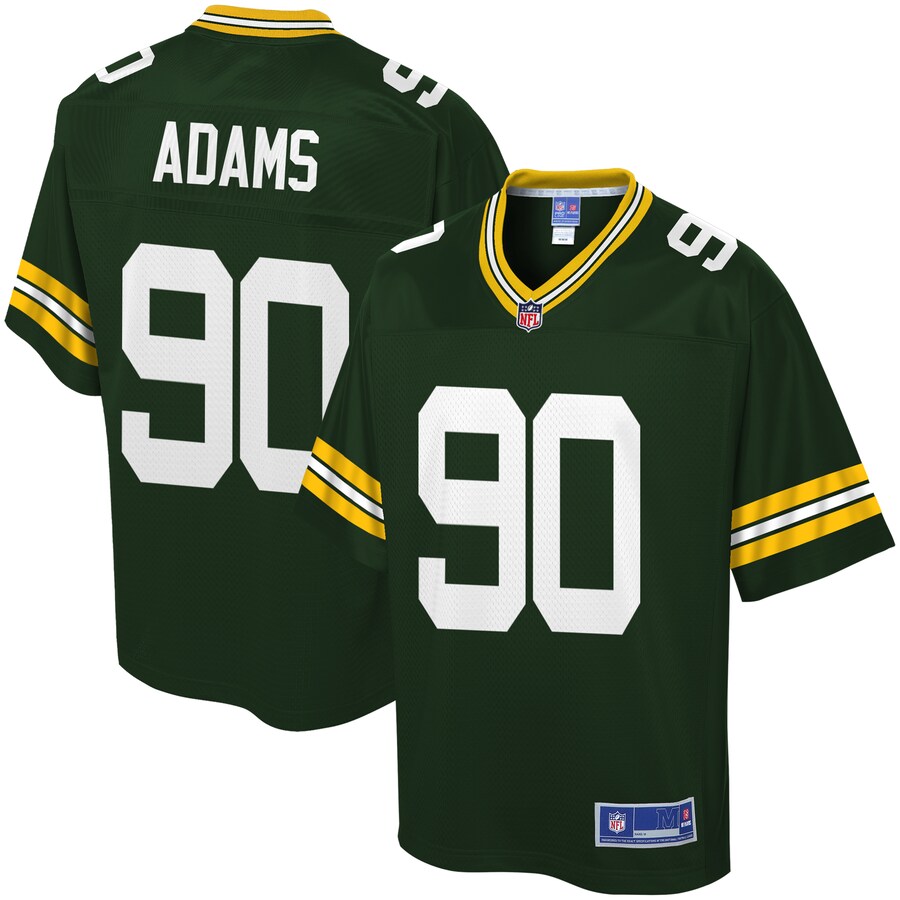 Green Bay Packers Montravius Adams NFL jersey front view
