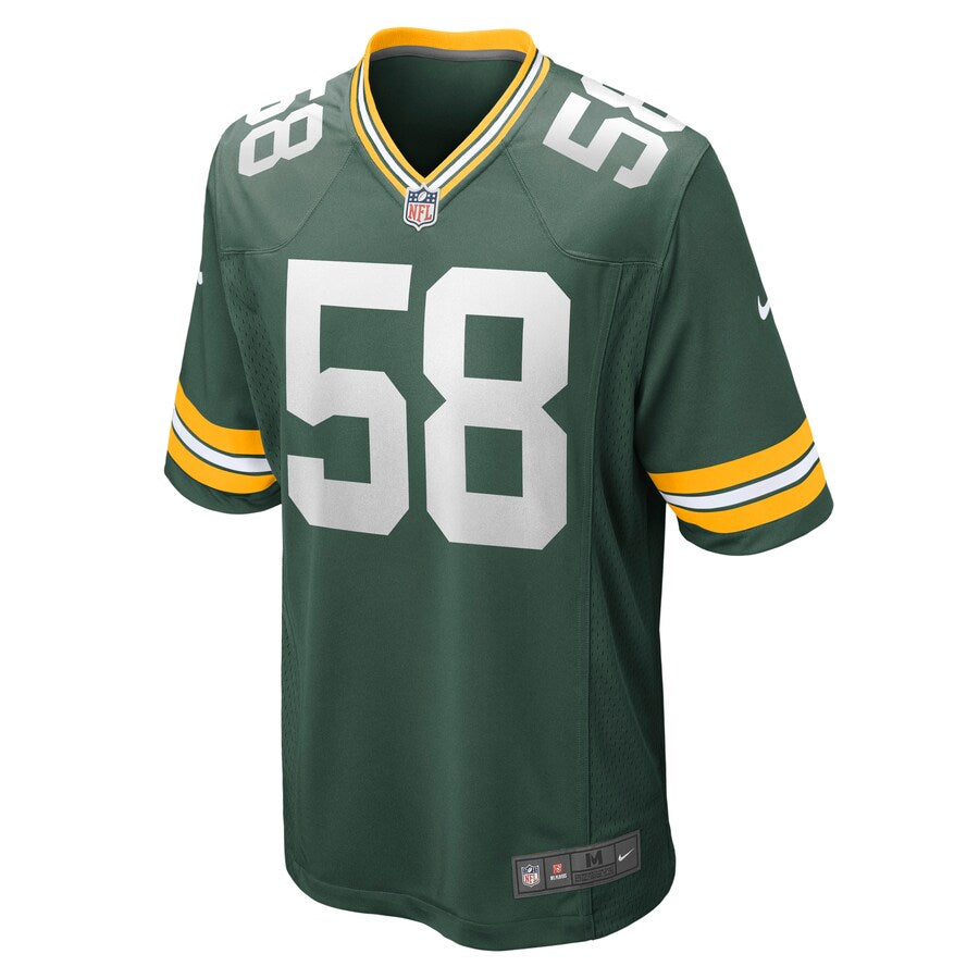 Green Bay Packers Christian Kirksey NFL jersey front view