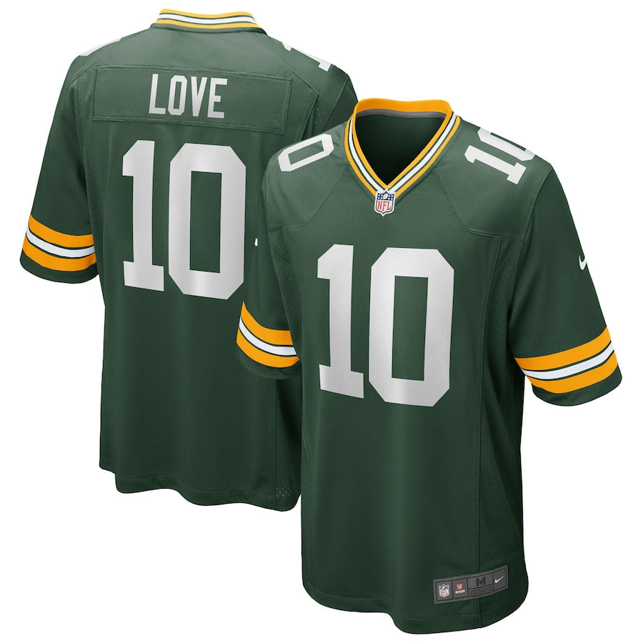 Green Bay Packers Love Draft First Round Pick NFL jersey front view
