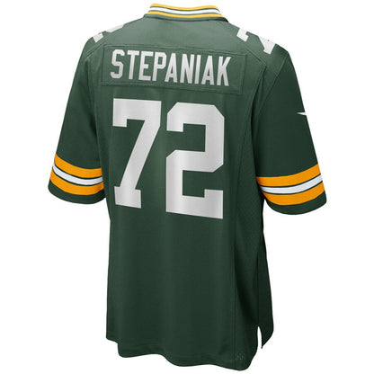 Green Bay Packers Simon Stepaniak NFL jersey front view