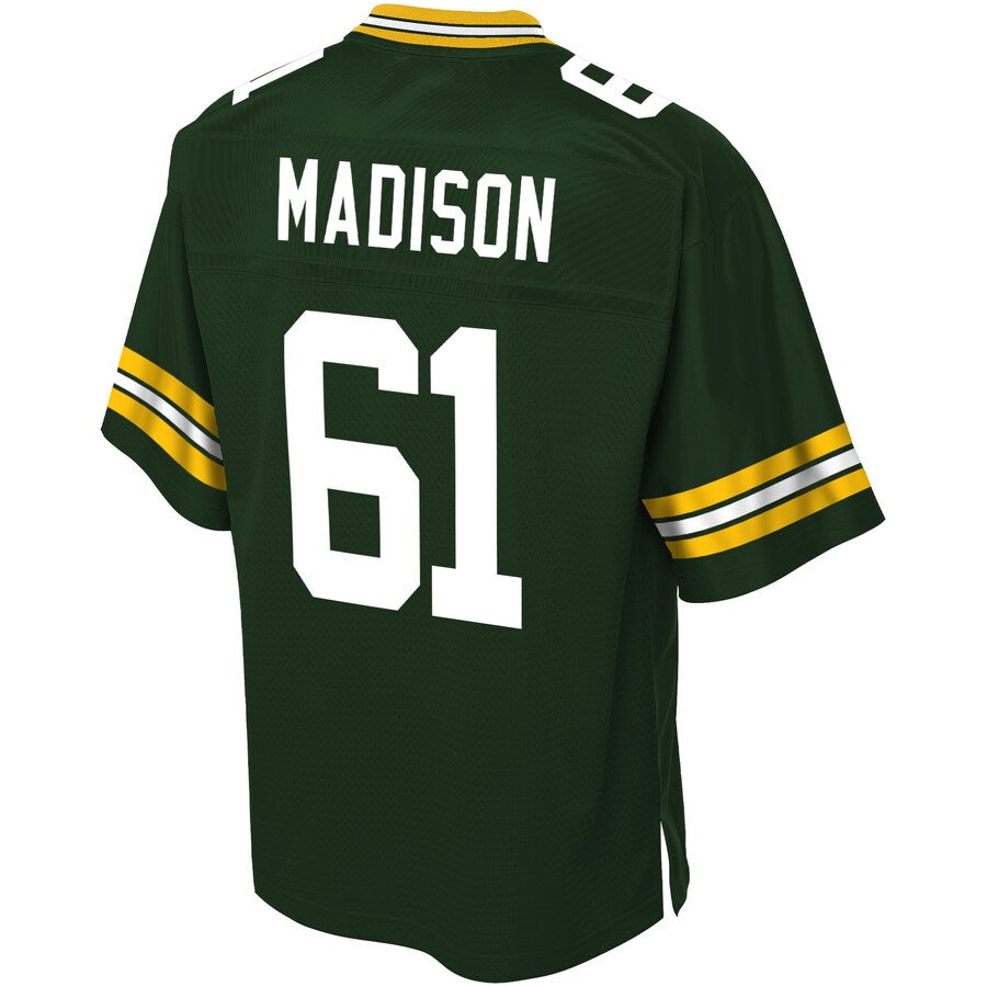 Green Bay Packers Cole Madison NFL jersey front view