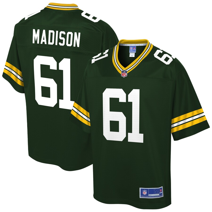 Green Bay Packers Cole Madison NFL jersey front view