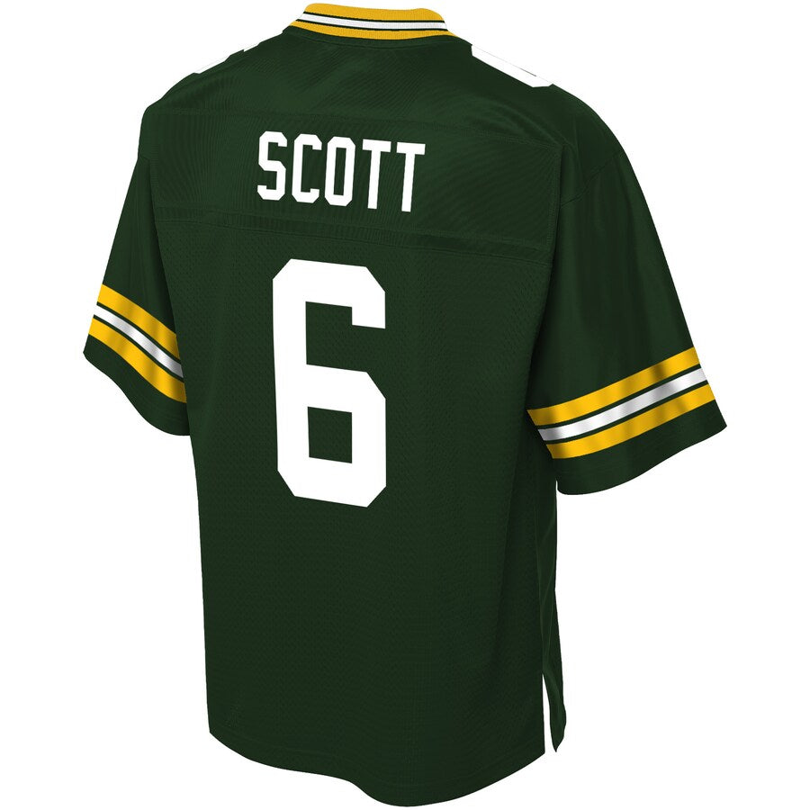 Green Bay Packers Jk Scott NFL jersey front view