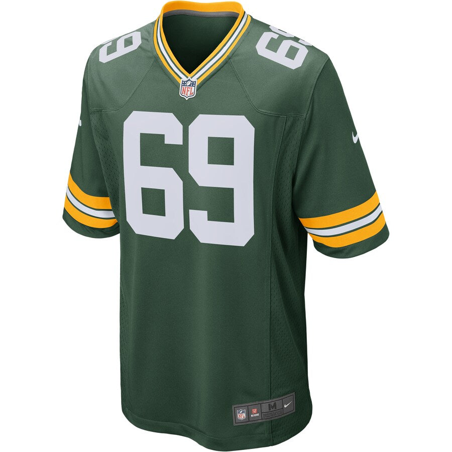 Green Bay Packers David Bakhtiari NFL jersey front view