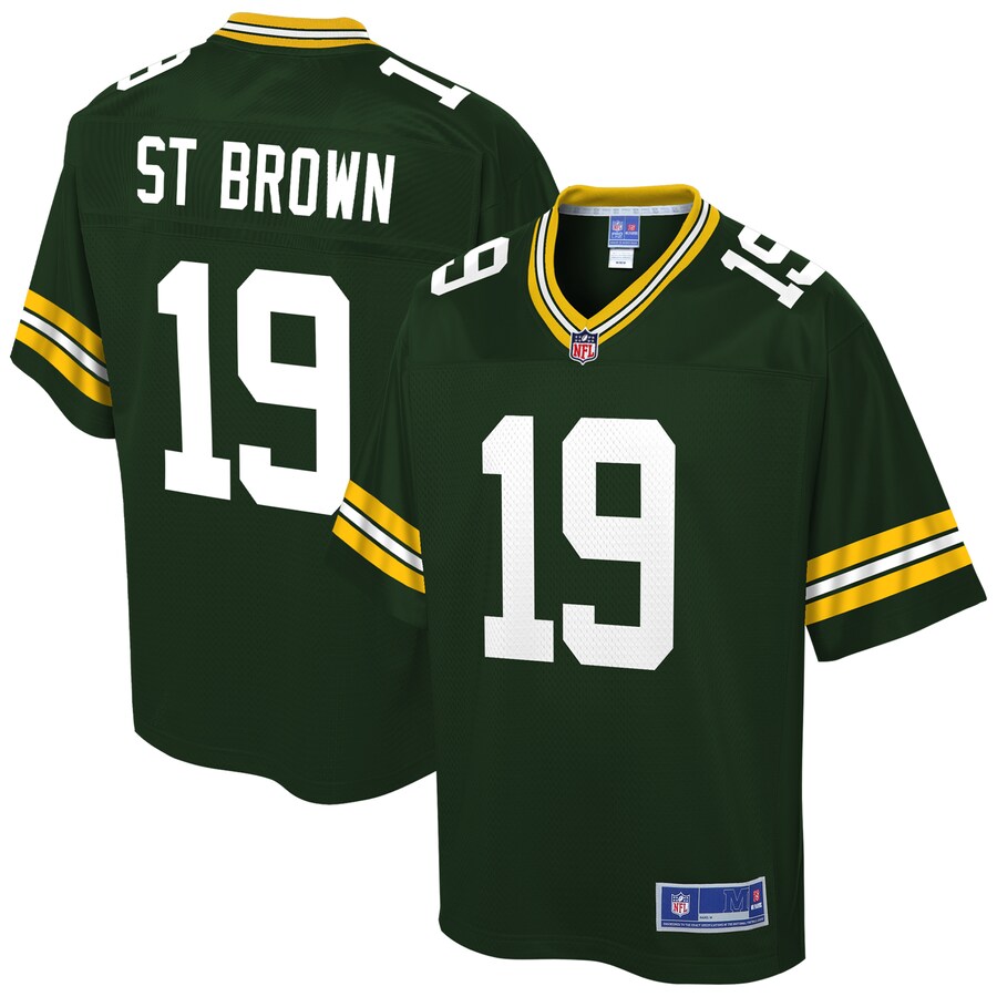 Green Bay Packers Equanimeous St NFL jersey front view