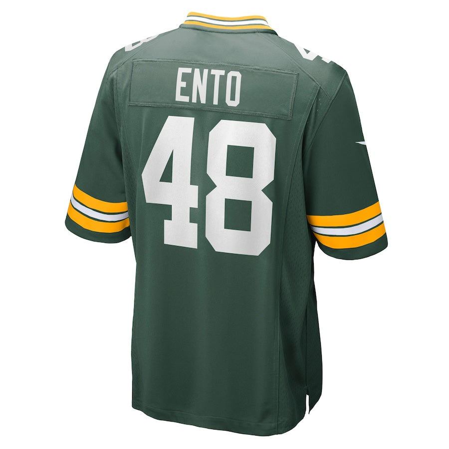 Green Bay Packers Kabion Ento NFL jersey front view