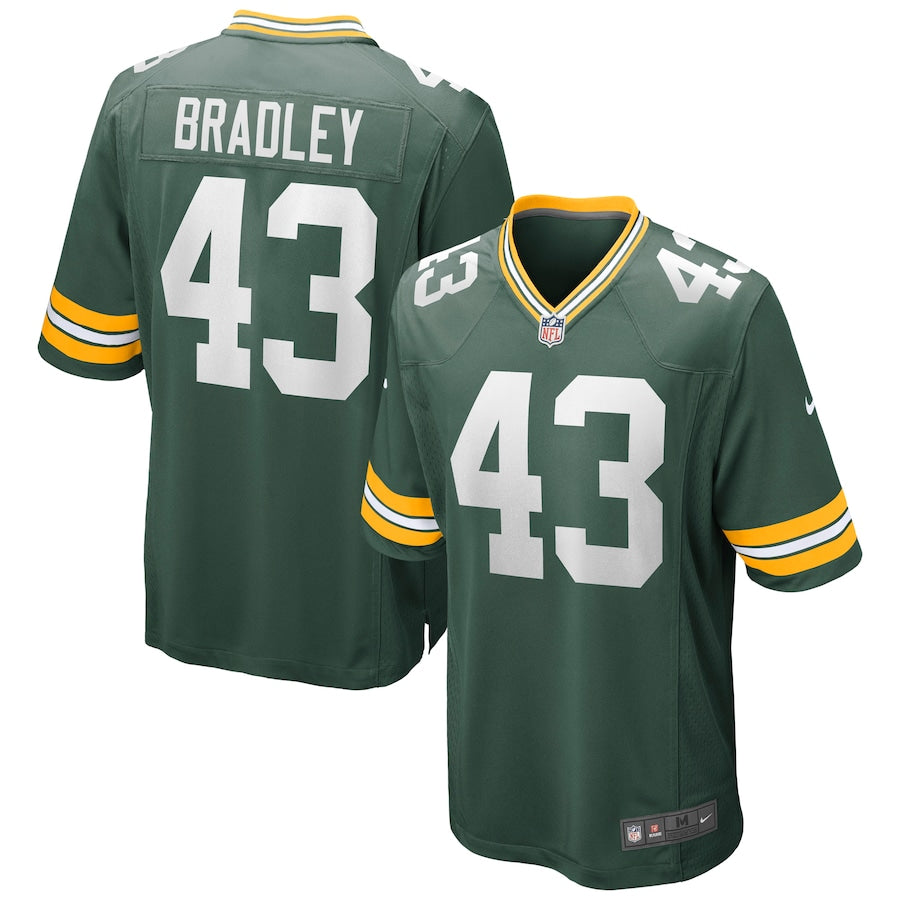 Green Bay Packers Hunter Bradley NFL jersey front view