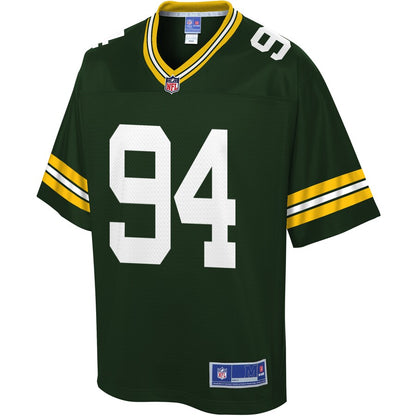 Green Bay Packers Dean Lowry NFL jersey front view