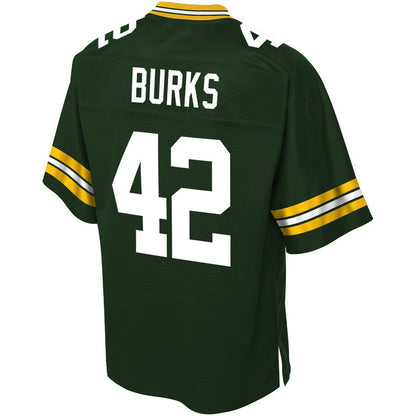 Green Bay Packers Oren Burks Big Tall NFL jersey front view
