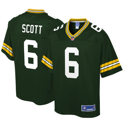 Green Bay Packers Jk Scott Big Tall NFL jersey front view