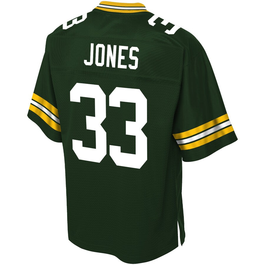Green Bay Packers Aaron Jones Big Tall NFL jersey front view