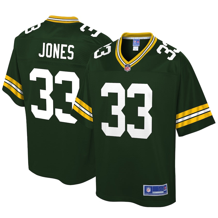 Green Bay Packers Aaron Jones Big Tall NFL jersey front view