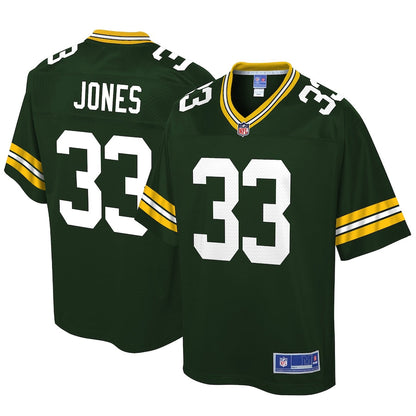 Green Bay Packers Aaron Jones Big Tall NFL jersey front view