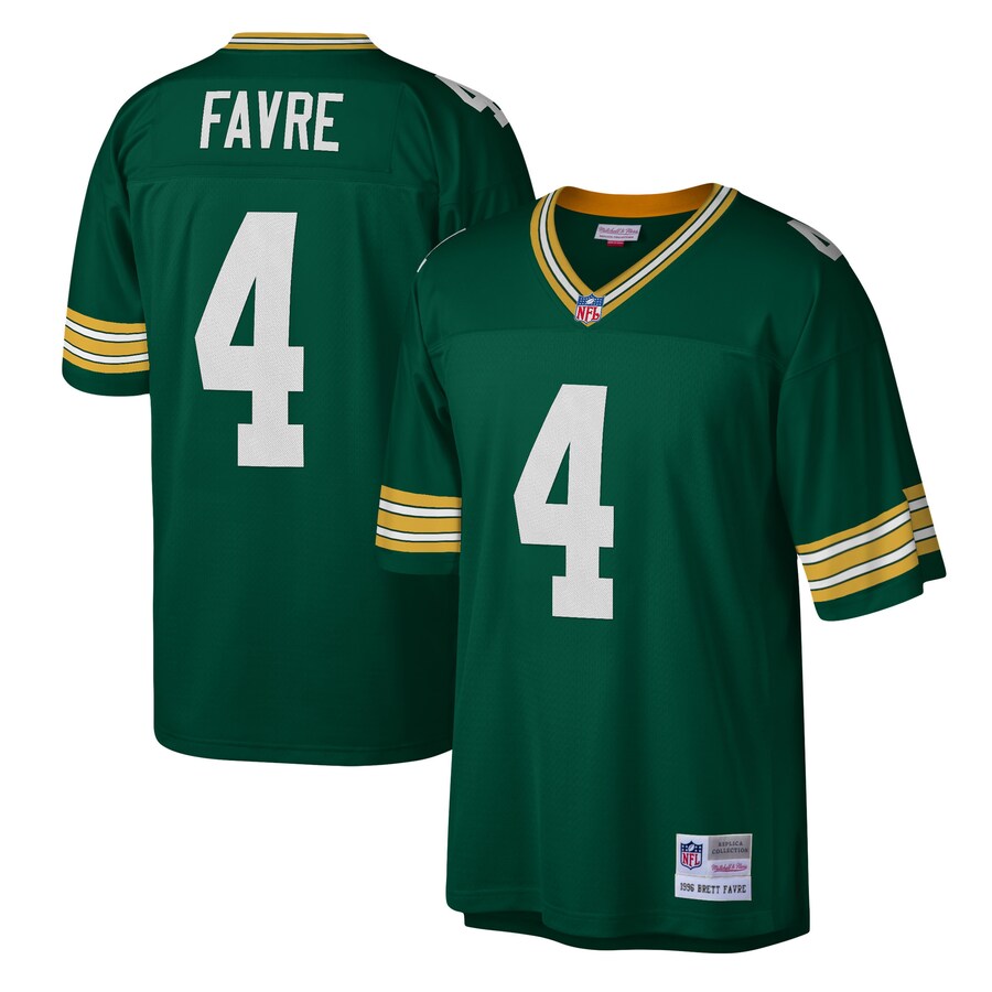 Green Bay Packers Brett Favre Legacy NFL jersey front view