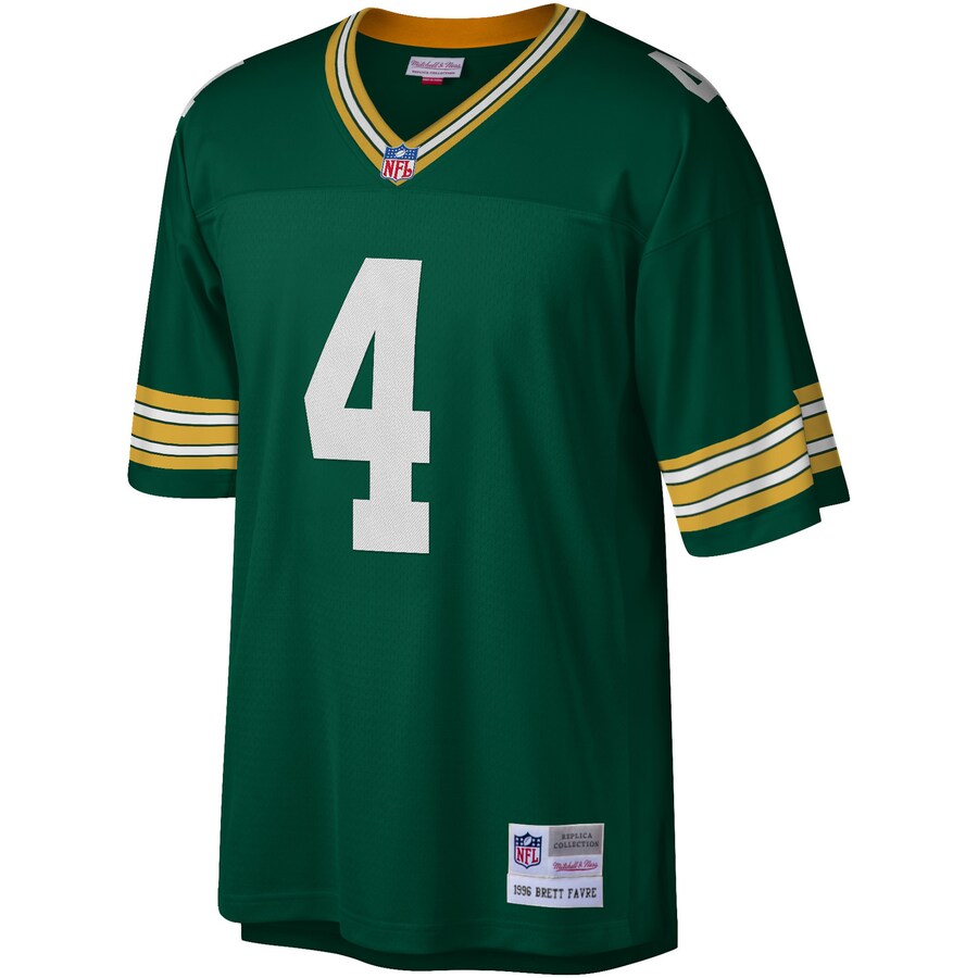 Green Bay Packers Brett Favre Legacy NFL jersey front view