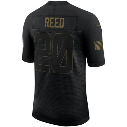 Baltimore Ravens Ed Reed Salute To Service NFL jersey front view