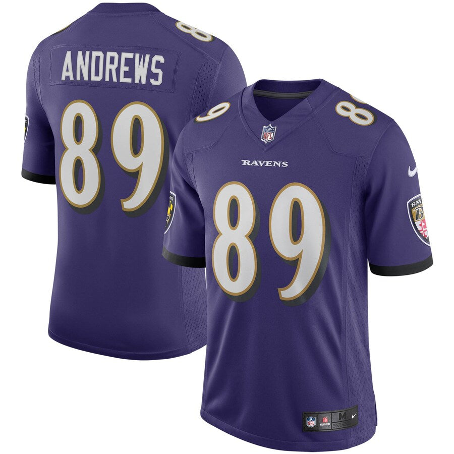 Baltimore Ravens Mark Andrews NFL jersey front view