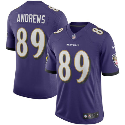 Baltimore Ravens Mark Andrews NFL jersey front view