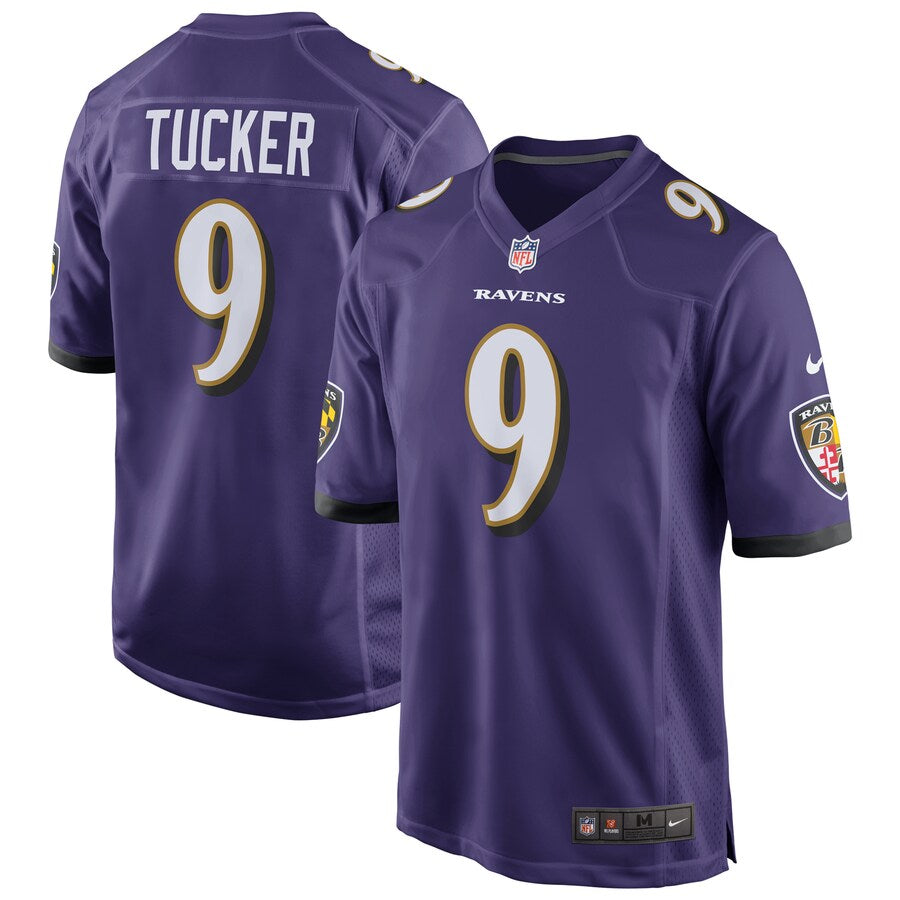 Baltimore Ravens Justin Tucker NFL jersey front view