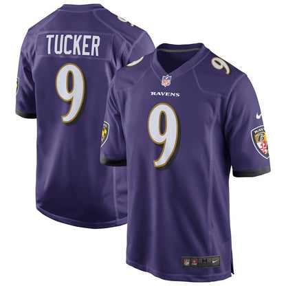 Baltimore Ravens Justin Tucker NFL jersey front view