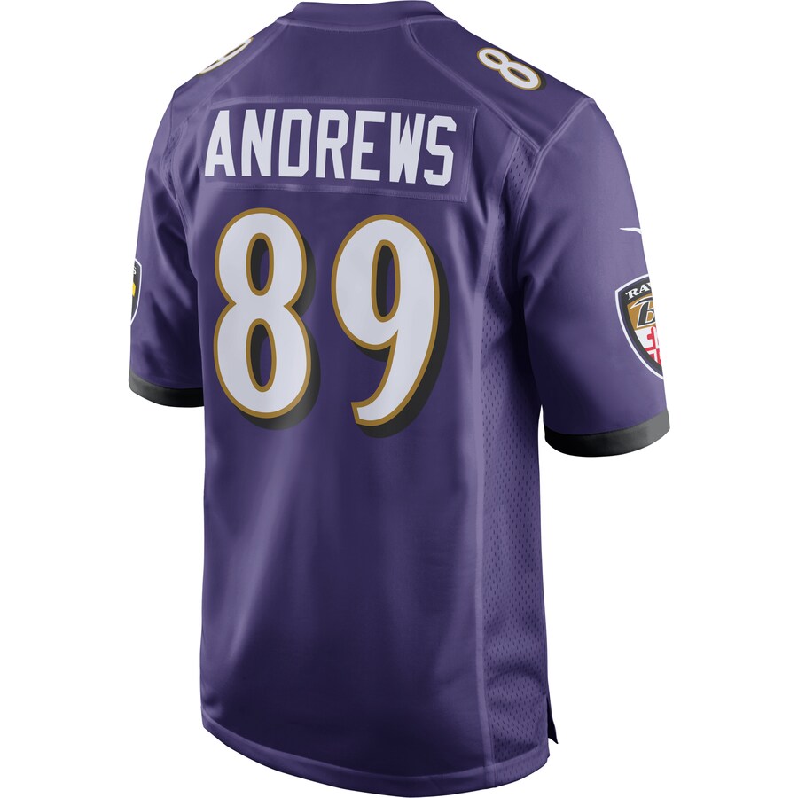 Baltimore Ravens Mark Andrews NFL jersey front view