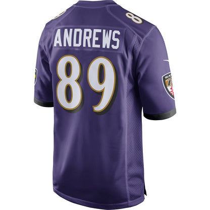 Baltimore Ravens Mark Andrews NFL jersey front view