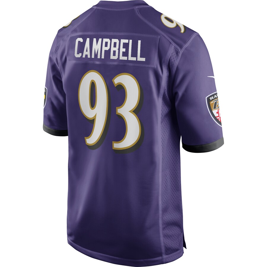 Baltimore Ravens Calais Campbell NFL jersey front view