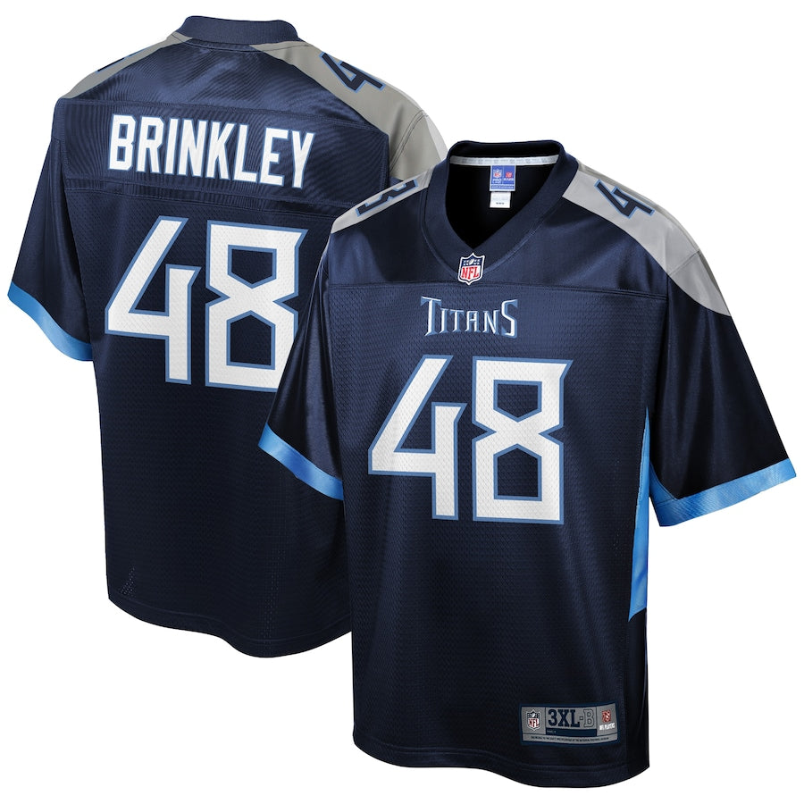 Tennessee Titans Beau Brinkley Big Tall NFL jersey front view