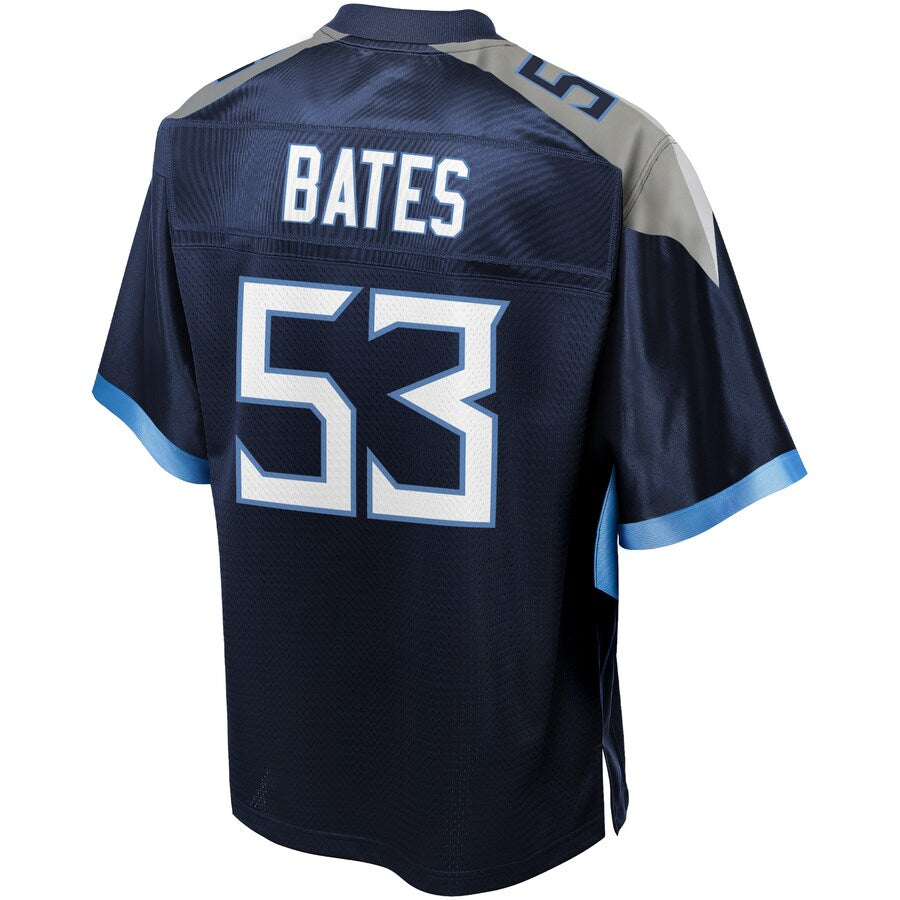 Tennessee Titans Daren Bates Big Tall NFL jersey front view