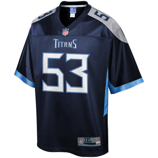 Tennessee Titans Daren Bates Big Tall NFL jersey front view