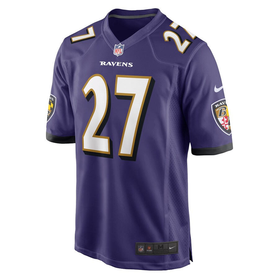 Baltimore Ravens Jk Dobbins Draft Pick NFL jersey front view