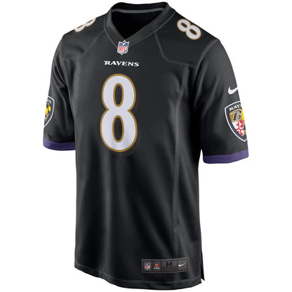 Baltimore Ravens Lamar Jackson NFL jersey front view