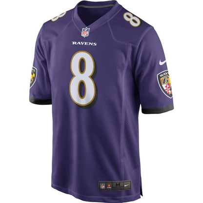 Baltimore Ravens Lamar Jackson NFL jersey front view