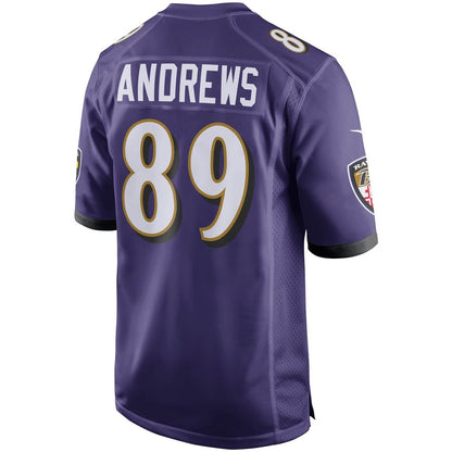 Baltimore Ravens Mark Andrews NFL jersey front view