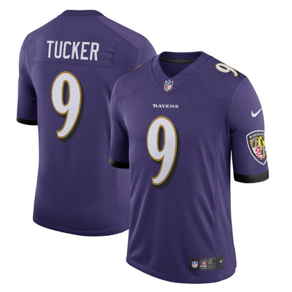 Baltimore Ravens Justin Tucker NFL jersey front view