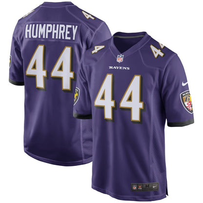 Baltimore Ravens Marlon Humphrey NFL jersey front view
