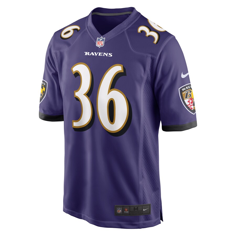 Baltimore Ravens Chuck Clark NFL jersey front view